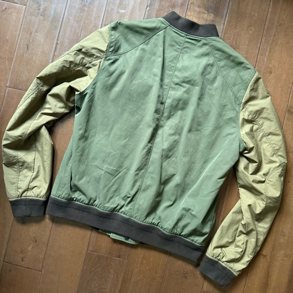 Men's Belstaff Ashvale Panelled Twill and Canvas Bomber Jacket Size EU 52 - Picture 4 of 5